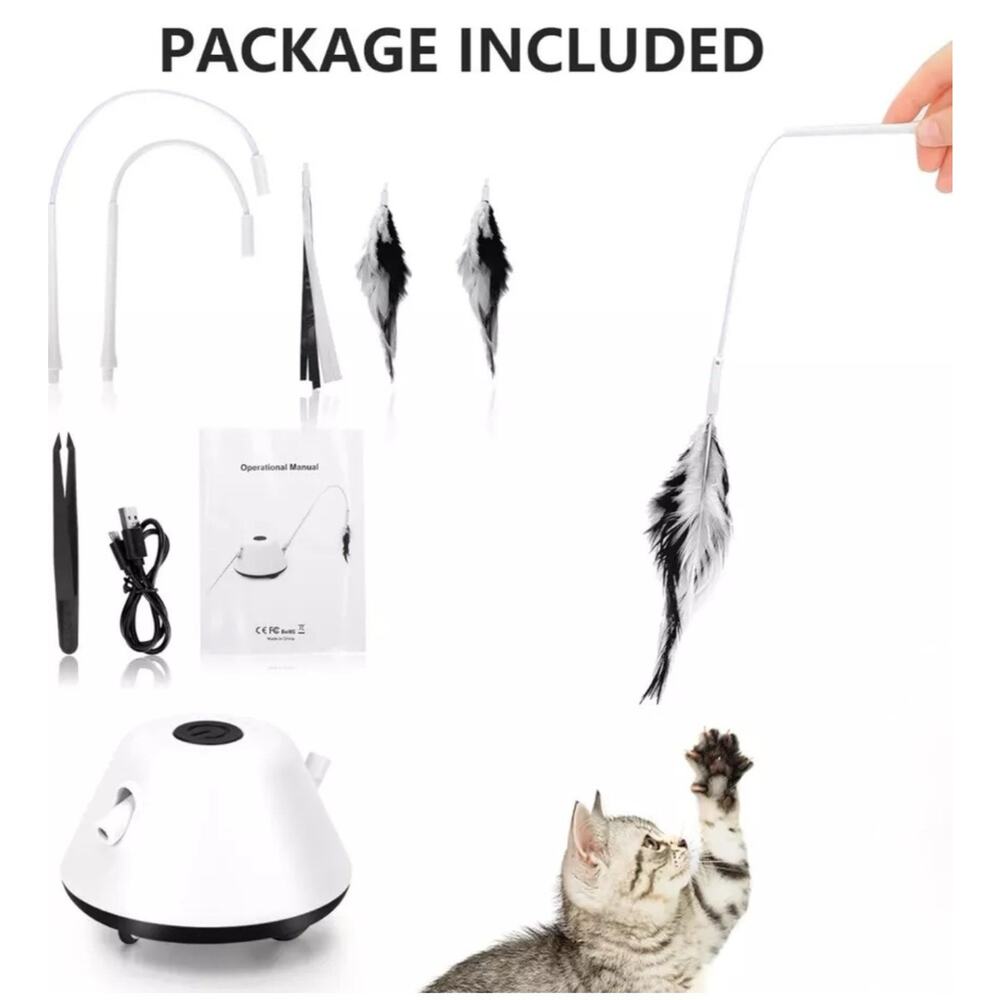 Magic Tail Cat Toy Catch Me If You Can LED Light New Kitty Interactive - Picture 6 of 8